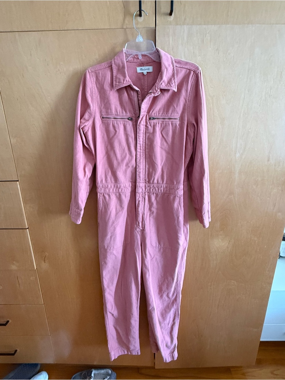 Madewell Rose-Pink Button-Front Top